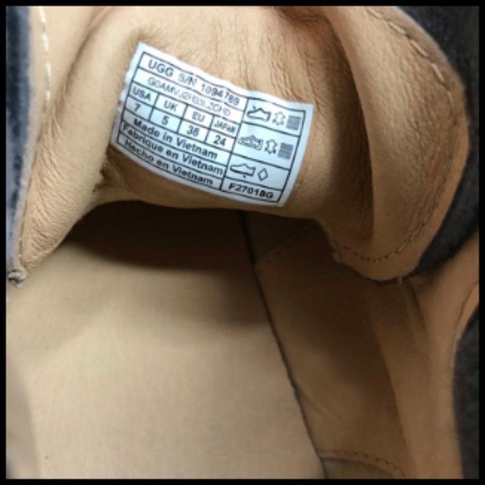 UGG Gray Suede High-Top Sneakers - Picture 13 of 16